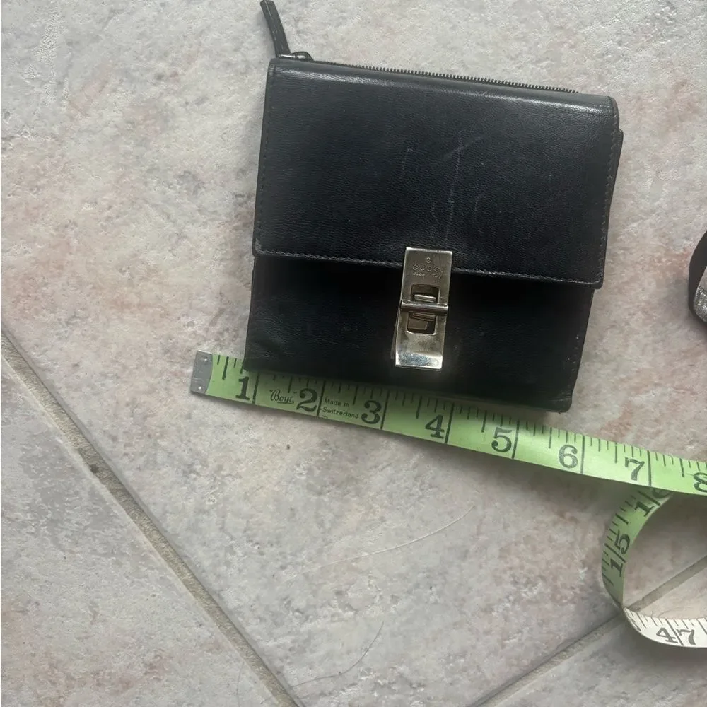 Gucci logo wallet coin purse money accessory check book id credit card holder - Picture 9 of 9